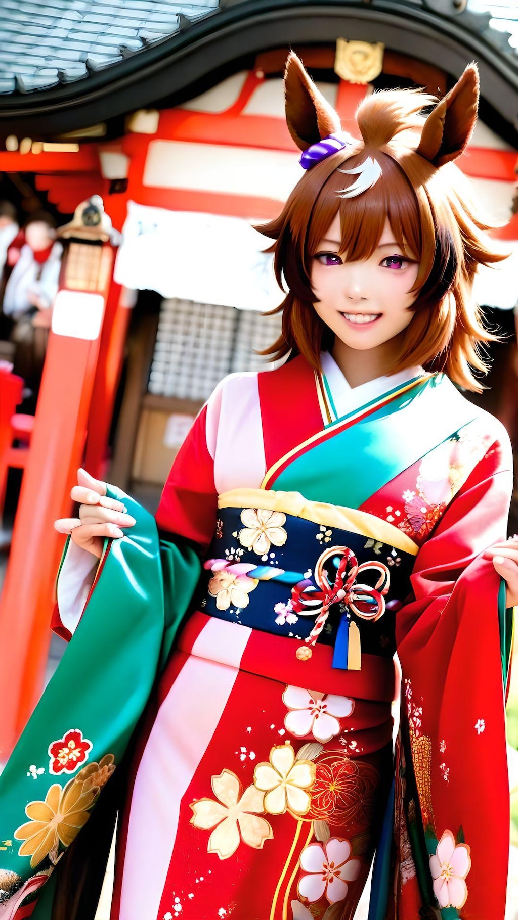 ウマ年の初詣 3