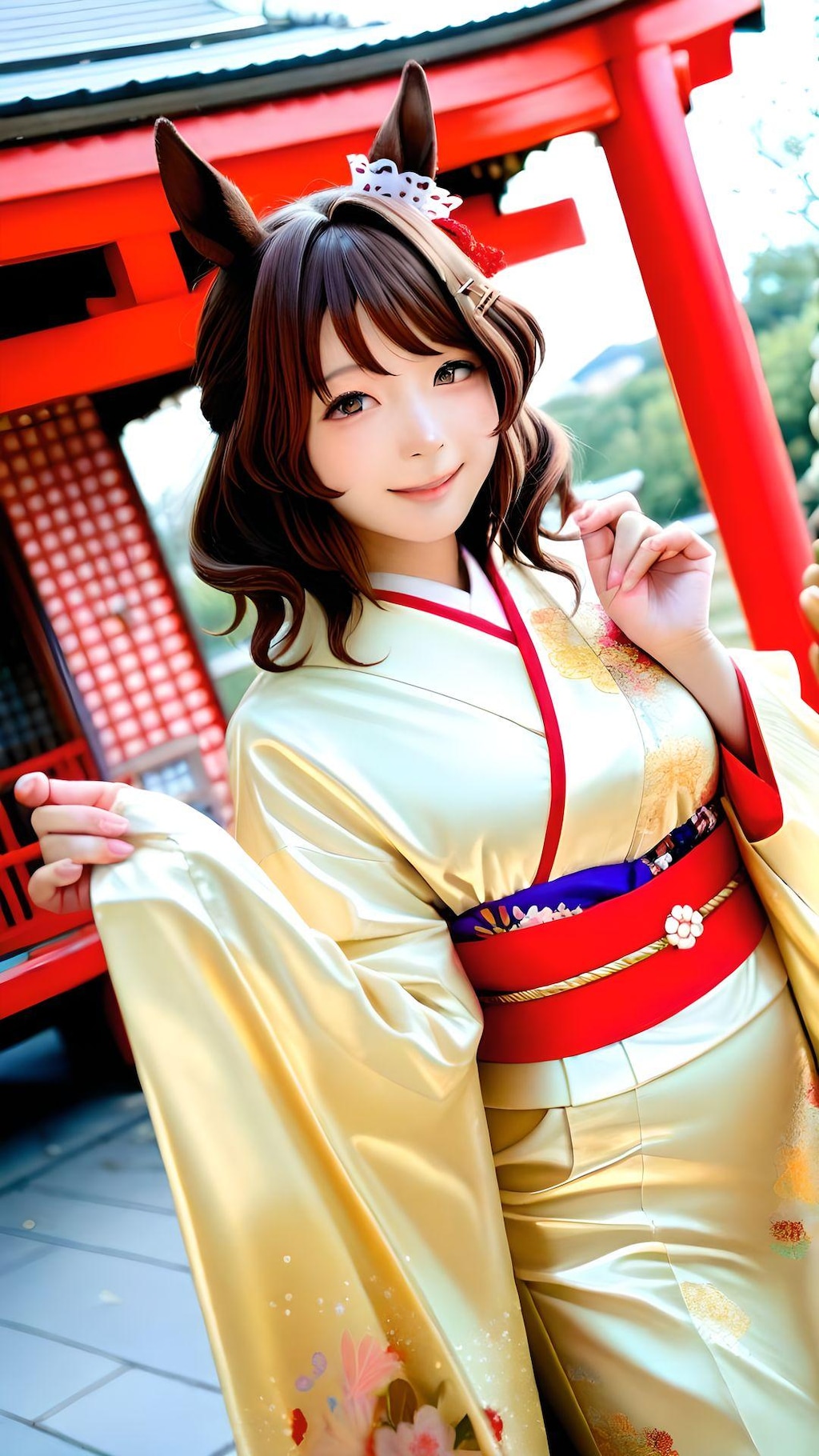 ウマ年の初詣 3