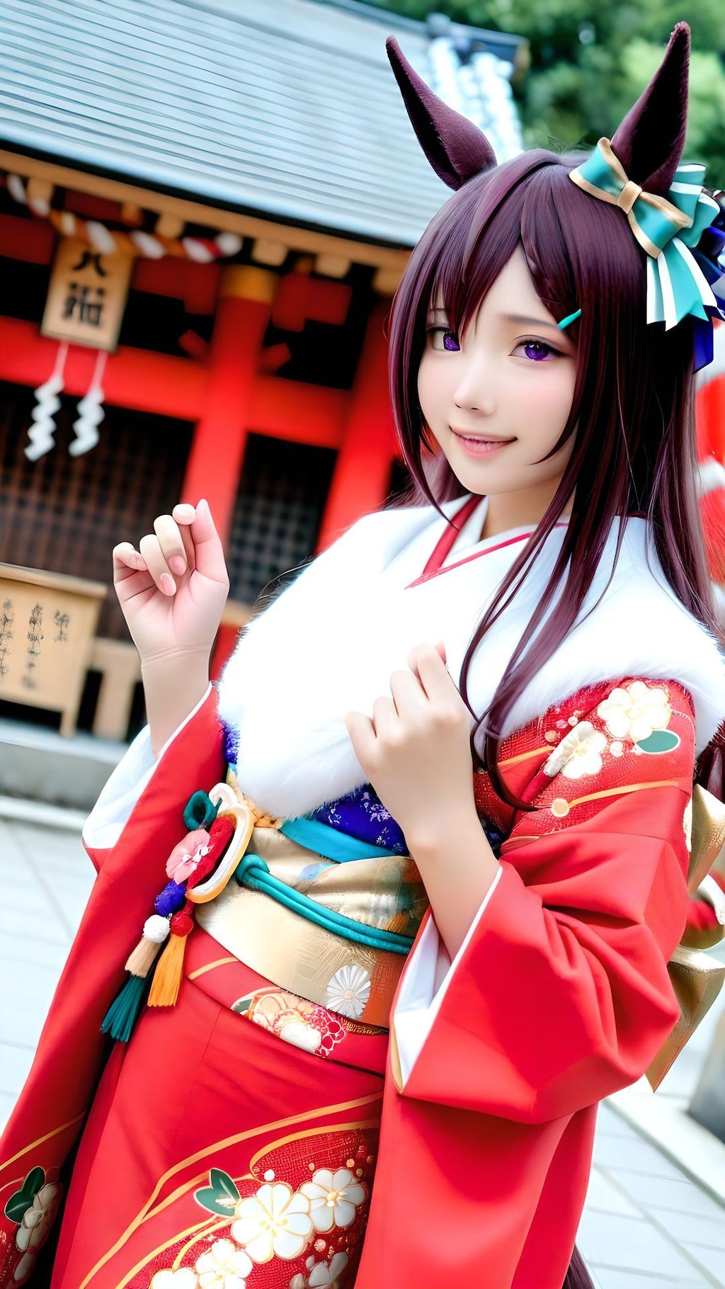 ウマ年の初詣 3