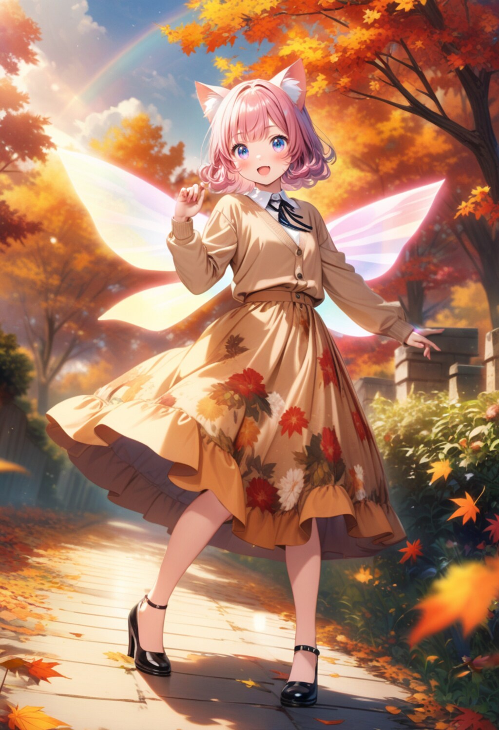 秋コーデのカリンちゃん２９