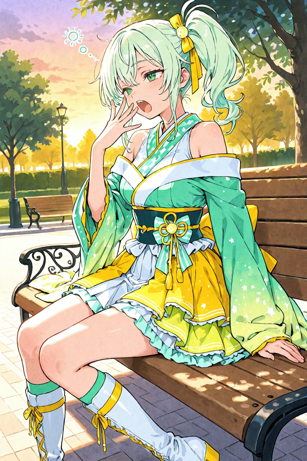 春眠のきみどりちゃん