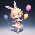 うさうさバルーン🎈 4枚目