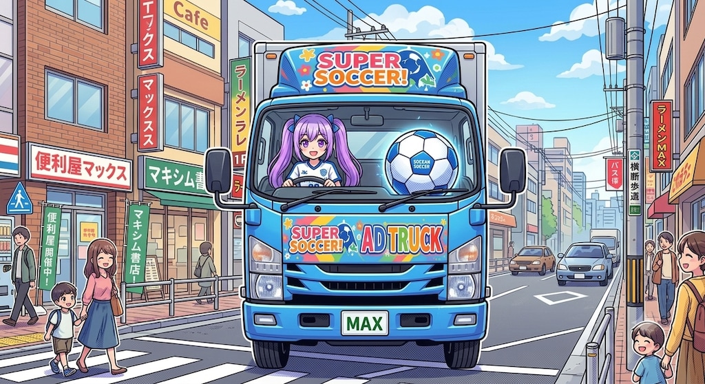 トラック正面
