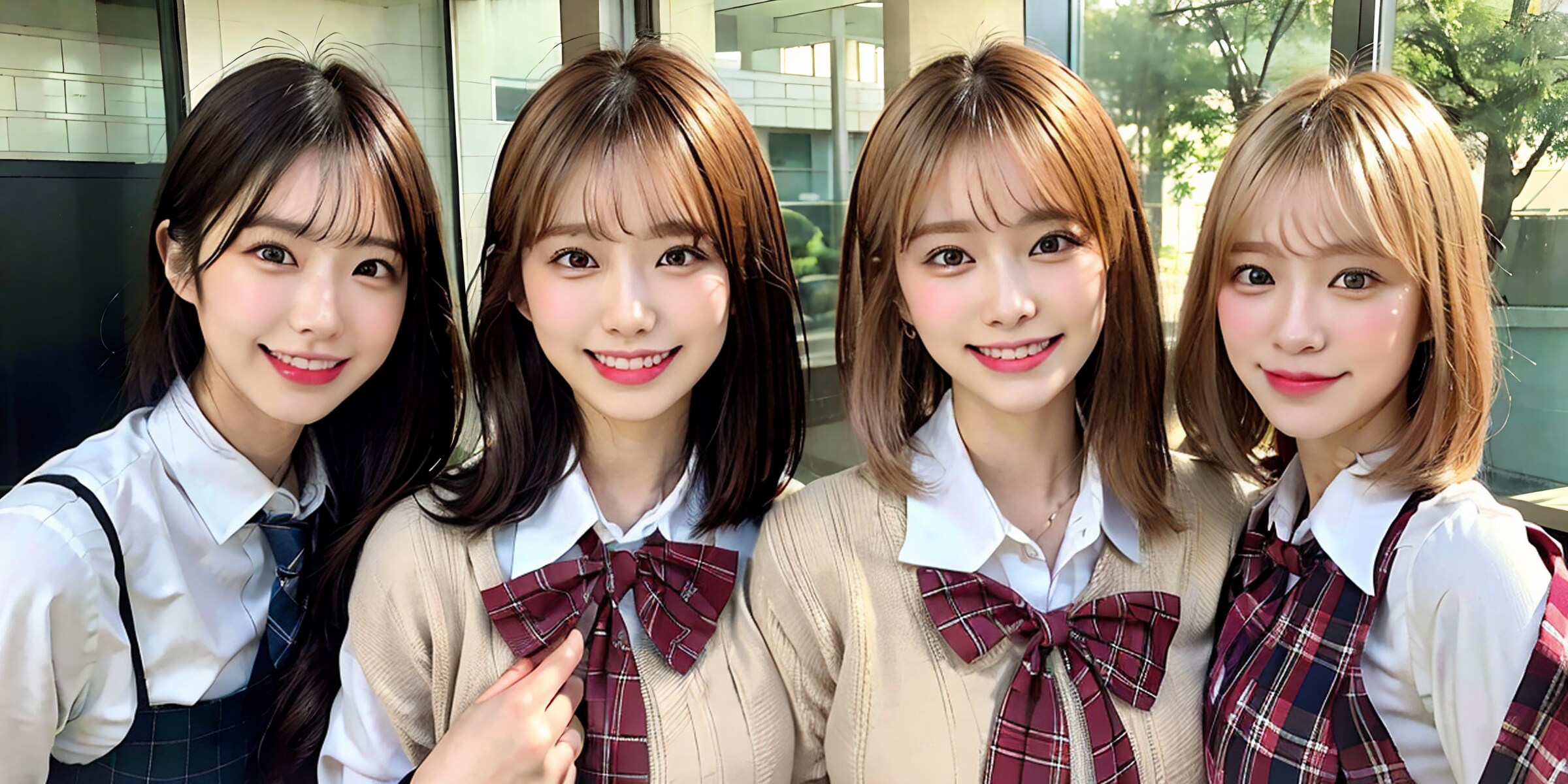 AI制服画像特集の作品 集合写真2（着衣）