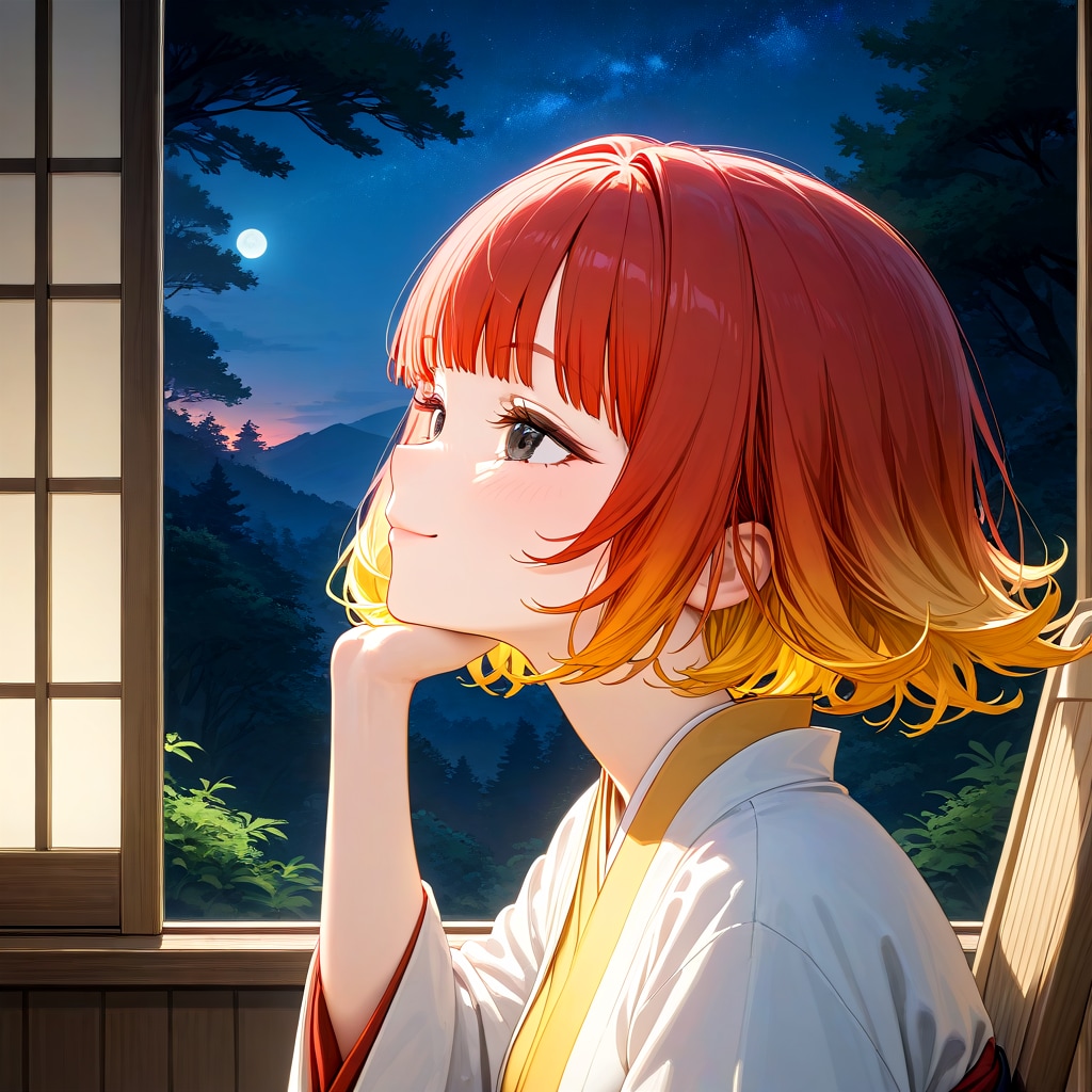 物思いにふける【企画参加用】 | の人気AIイラスト・グラビア