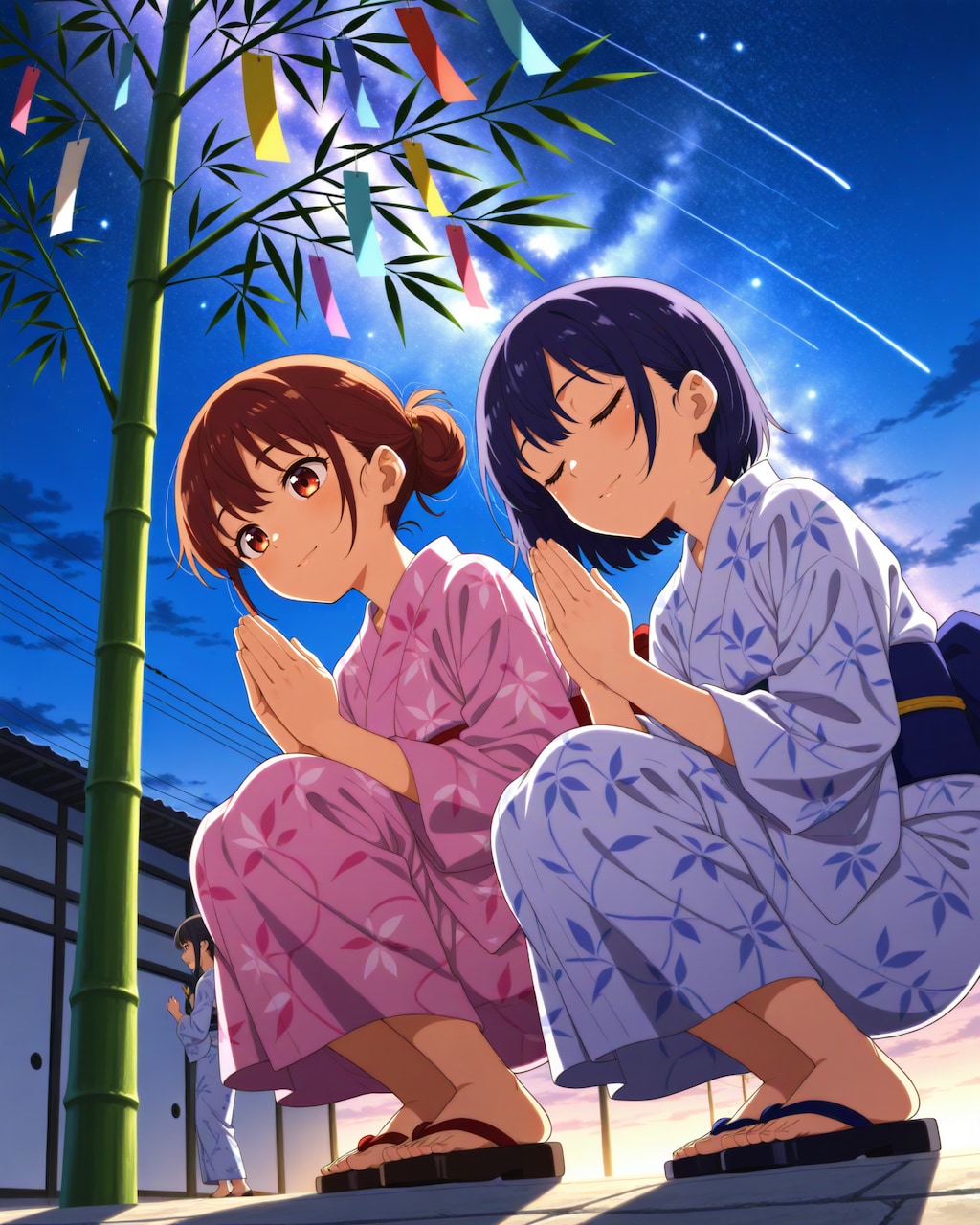 七夕に2人で願いごと