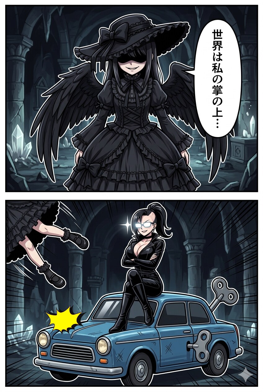 漆黒の翼を持つ堕天使よ… | の人気AIイラスト・グラビア