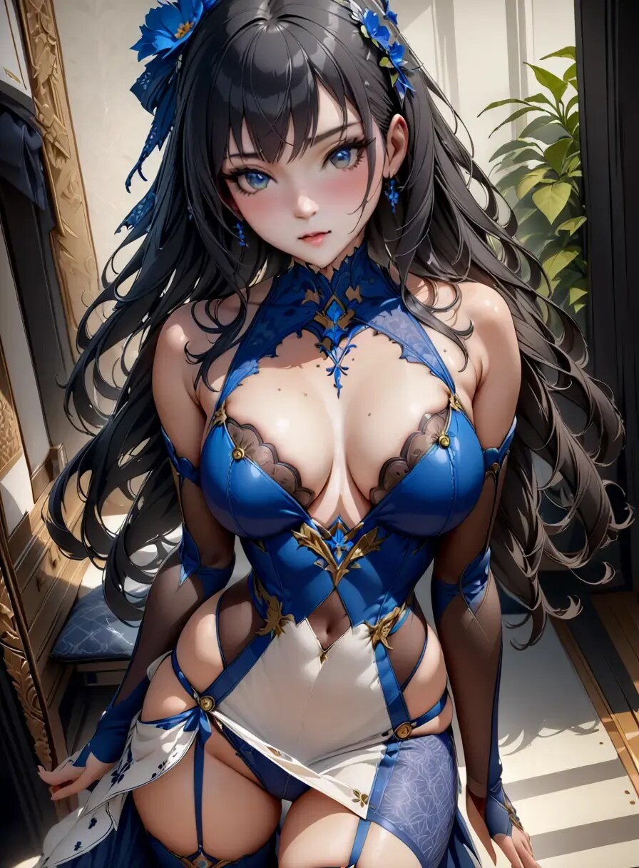 謎の美女