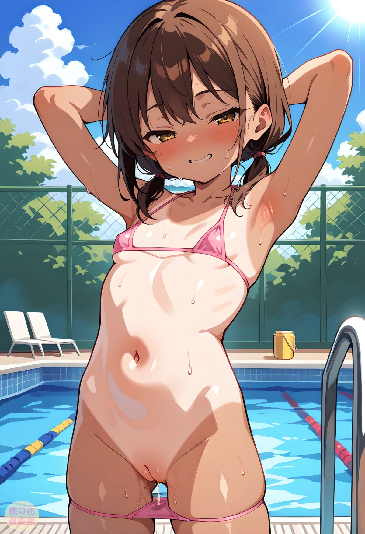 プールの小悪魔