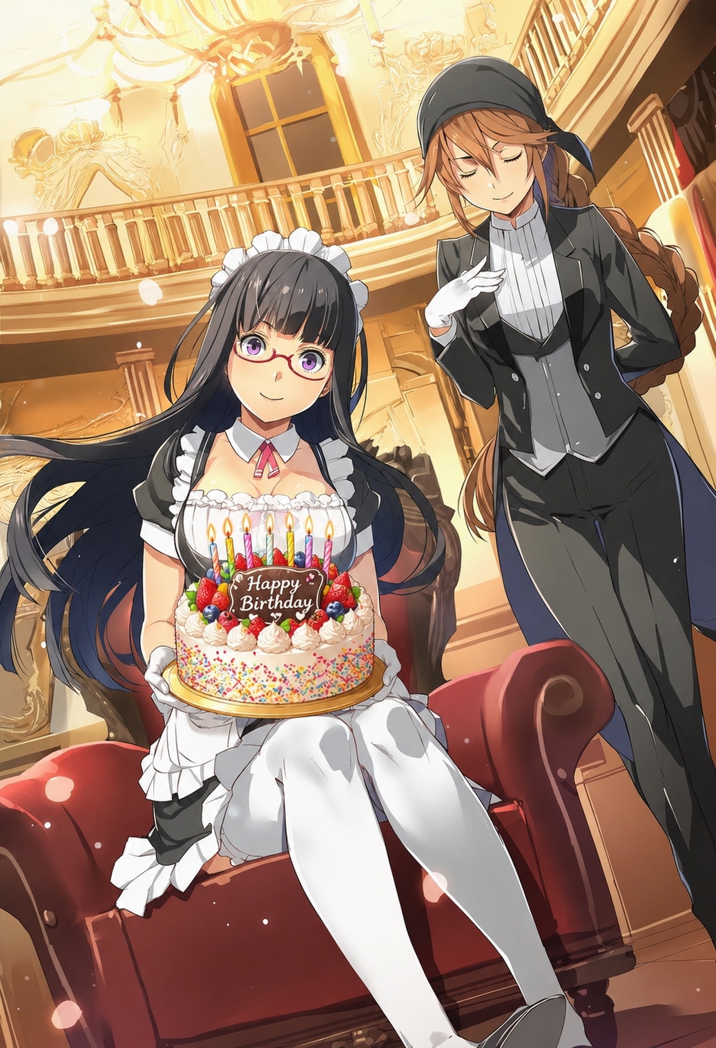 [FA] 真面目ちゃんを祝いたい！ | の人気AIイラスト・グラビア