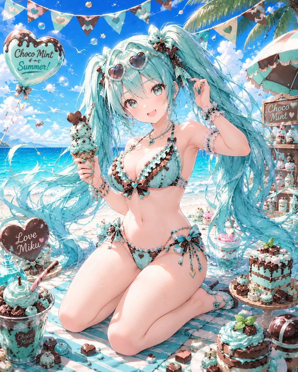 チョコミントの夏