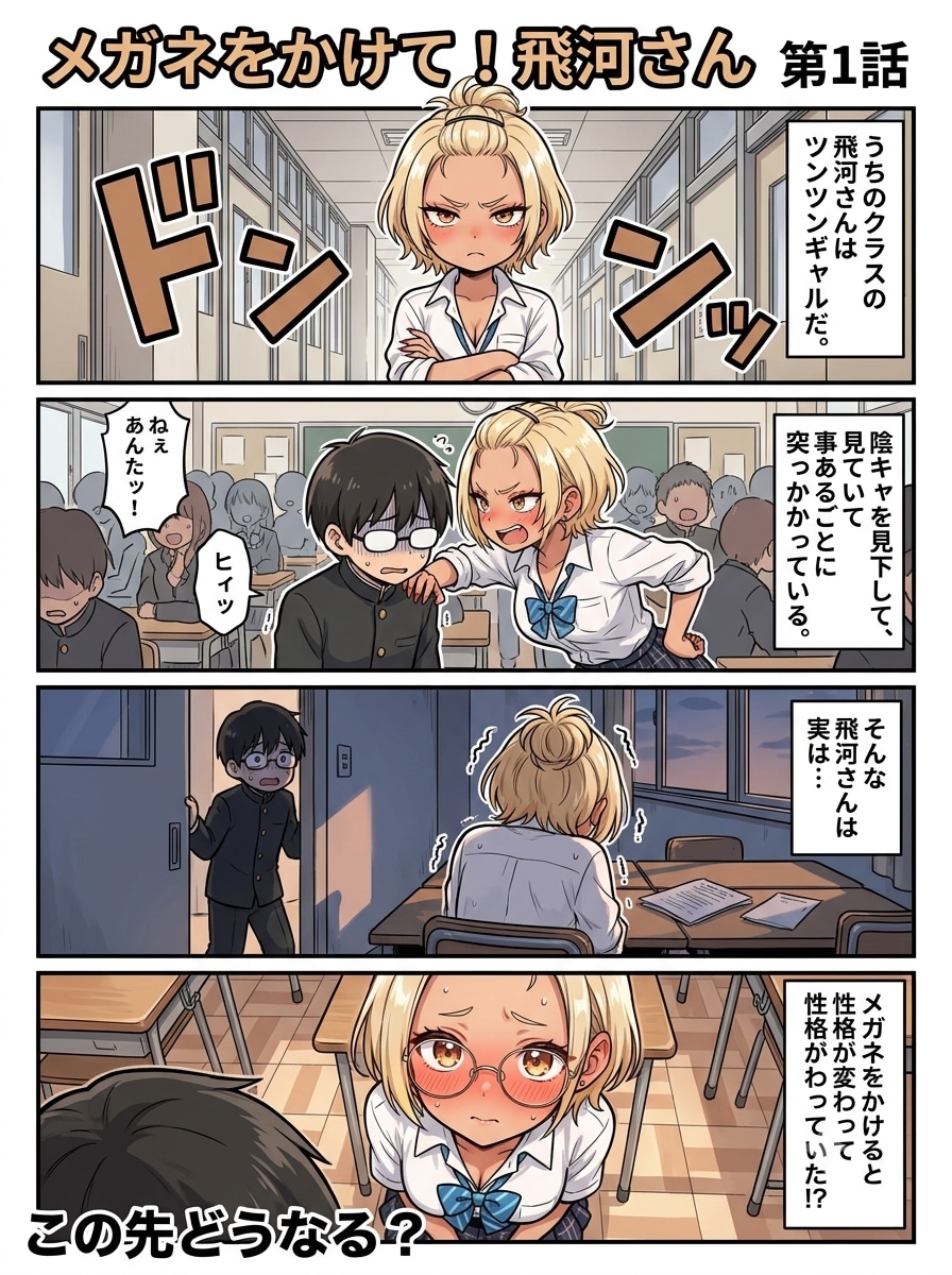 メガネをかけて！飛河さん　第一話