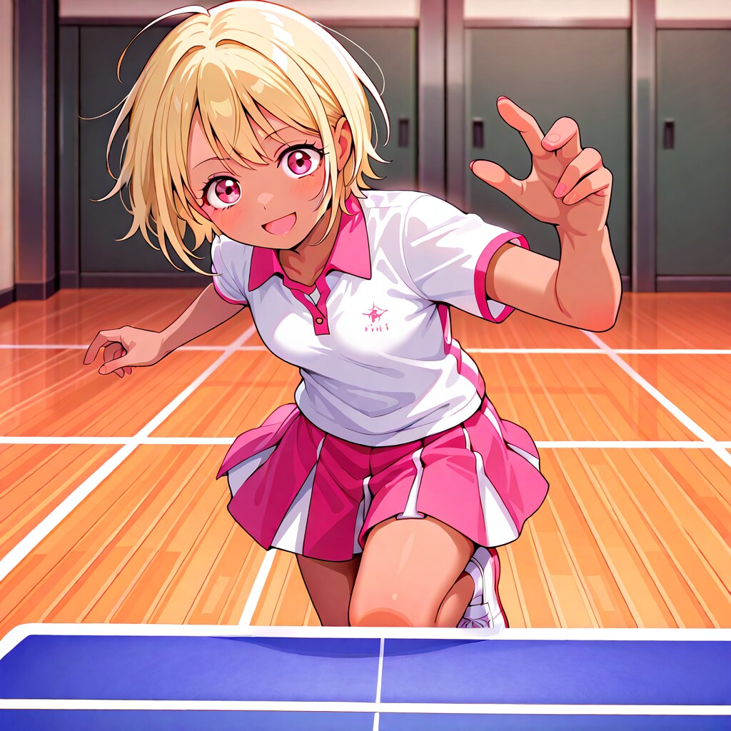 卓球少女