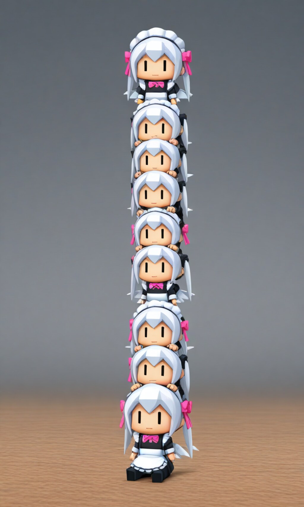 カクカクトーテムチビメイドさん