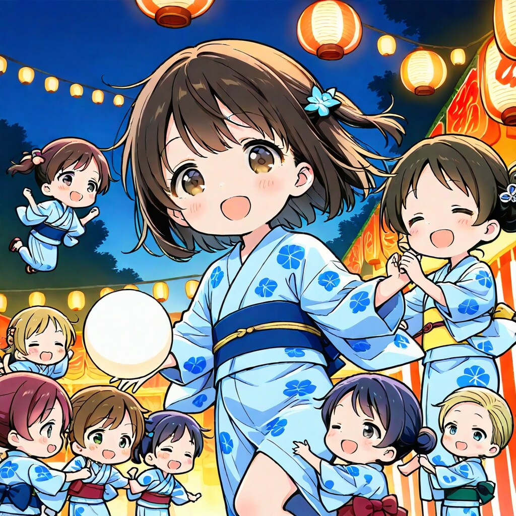 ちびっこたちの夏祭り