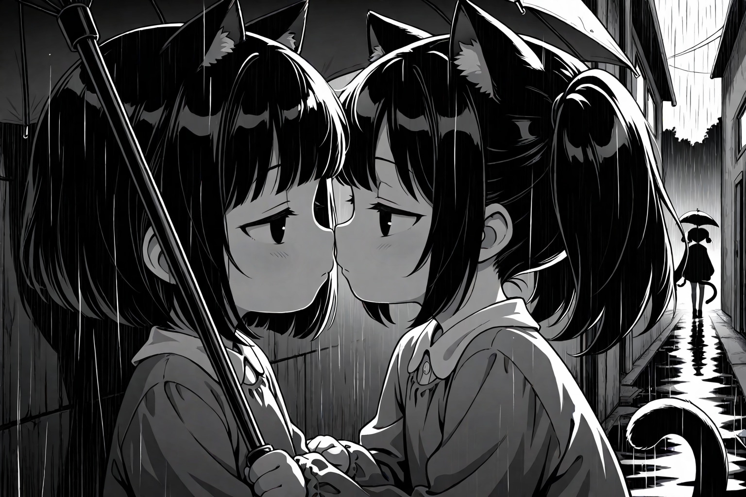 一本の雨傘
