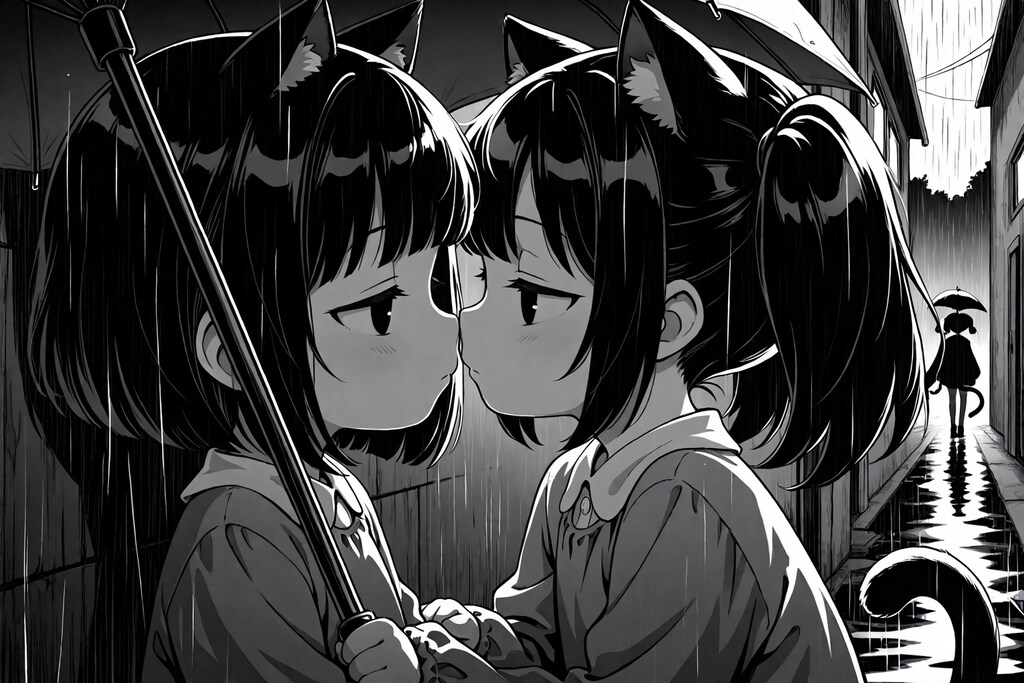 一本の雨傘