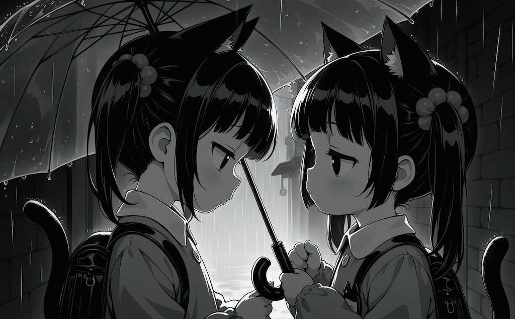 一本の雨傘