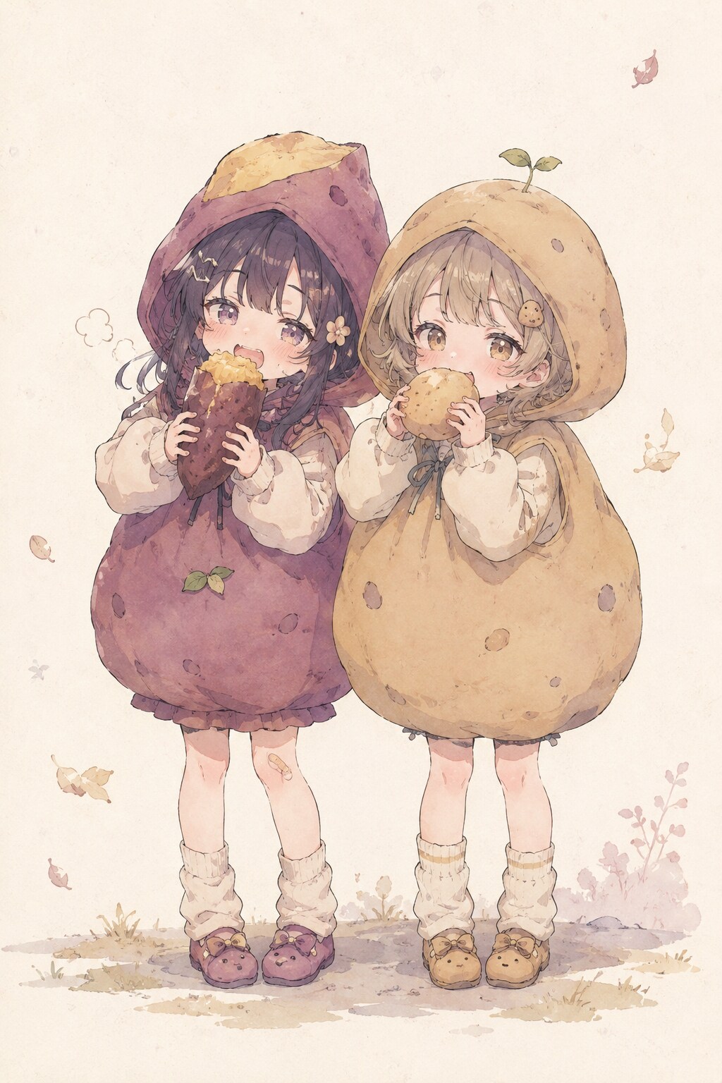 私たち！おいもシスターズ♪ | の人気AIイラスト・グラビア