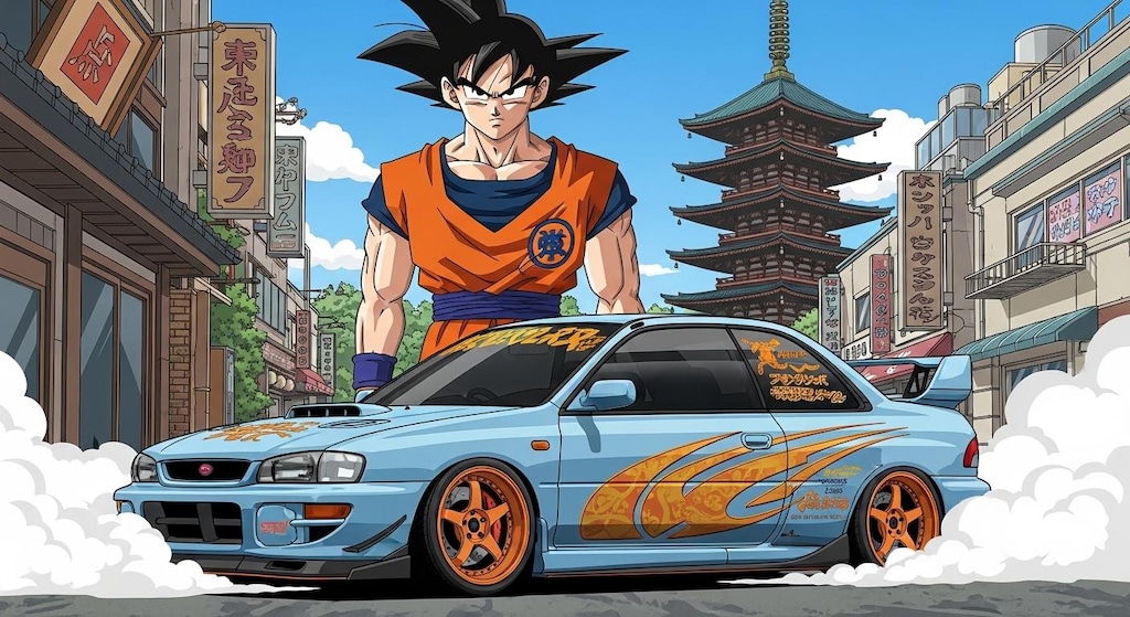 孫悟空とインプレッサ