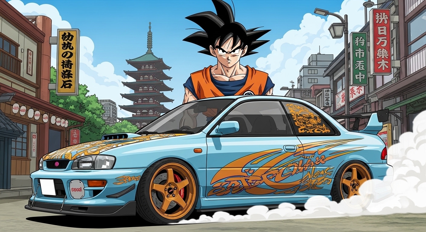 孫悟空とインプレッサ | の人気AIイラスト・グラビア