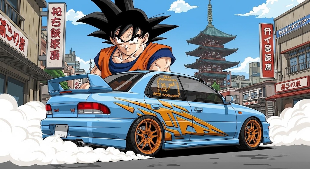 孫悟空とインプレッサ