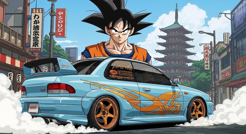 孫悟空とインプレッサ