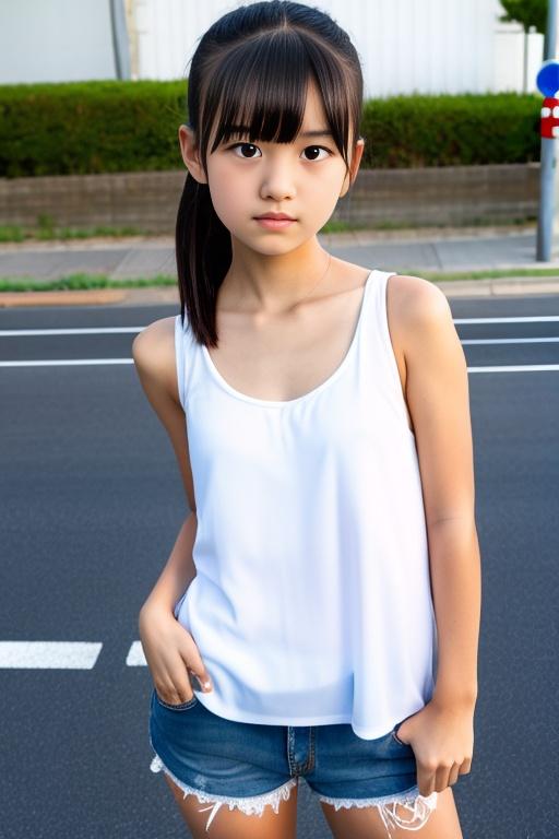 道の真ん中で危ないよ
