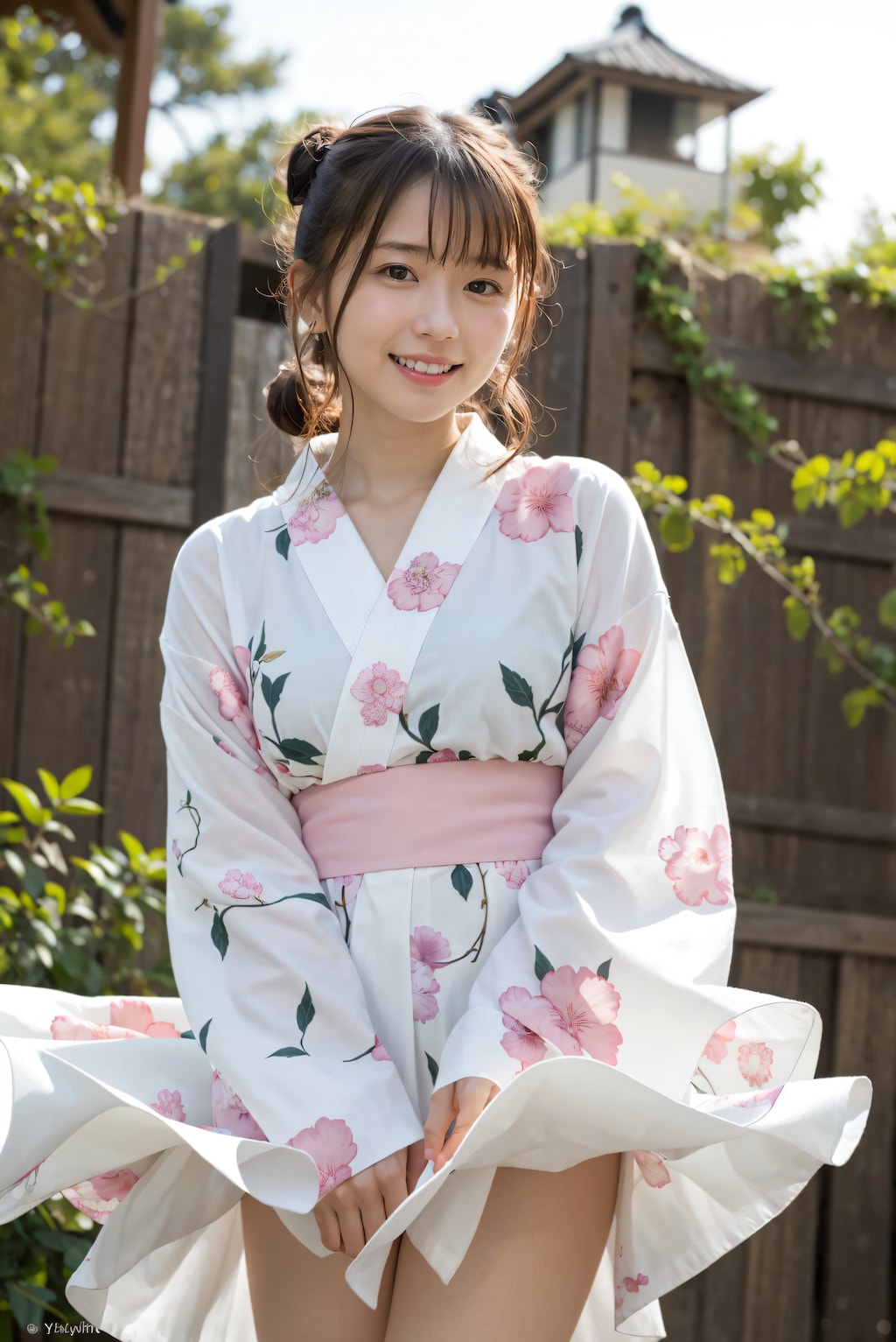 夏祭りの風のいたずら 3