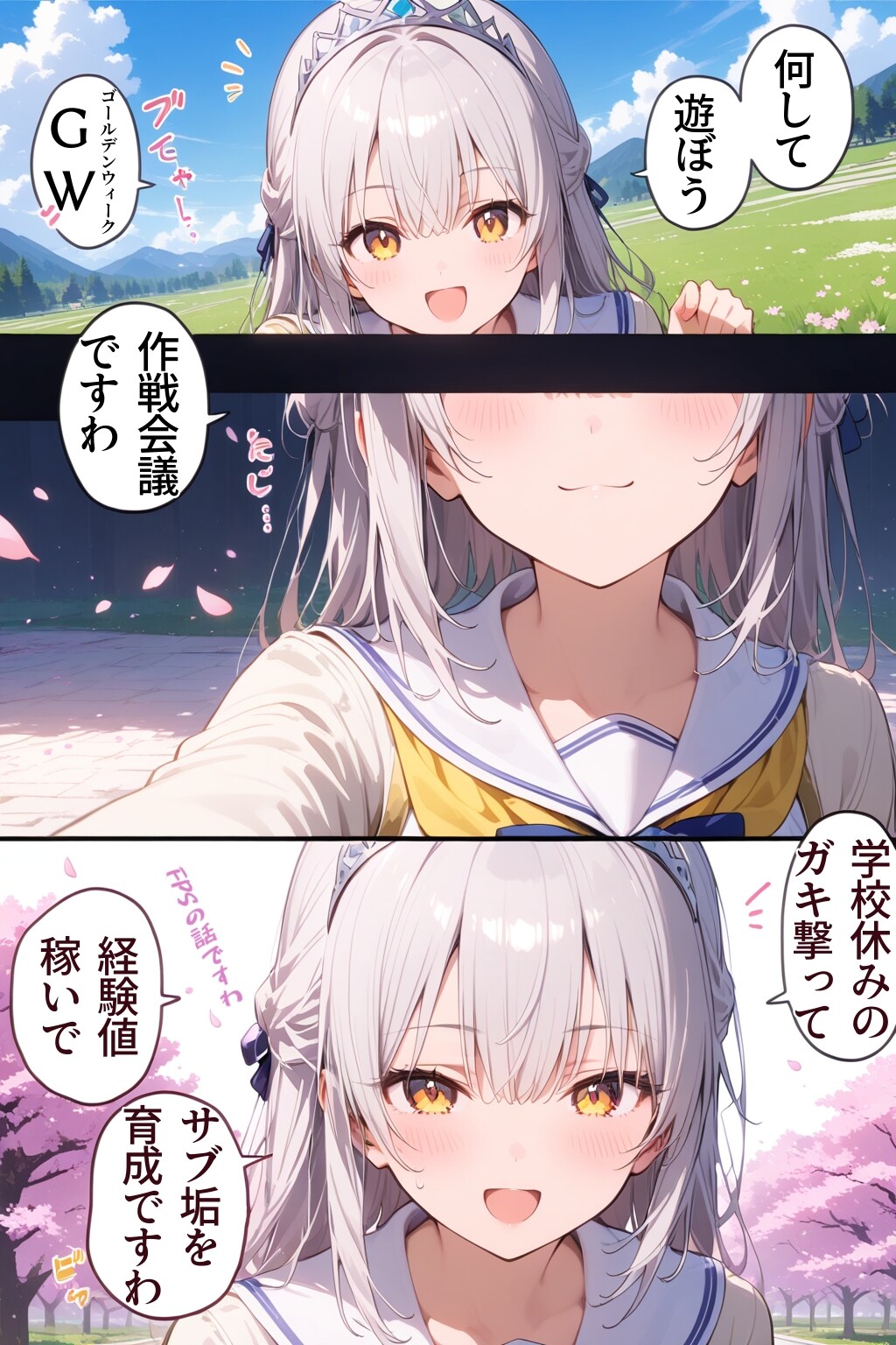GWだよティアラちゃん