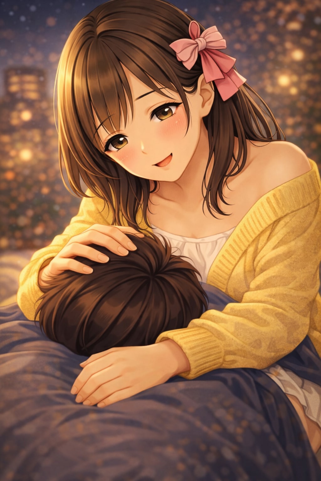 「今日は、何も考えなくていいよ。」 ― 彼女のぬくもりに包まれる夜 ―