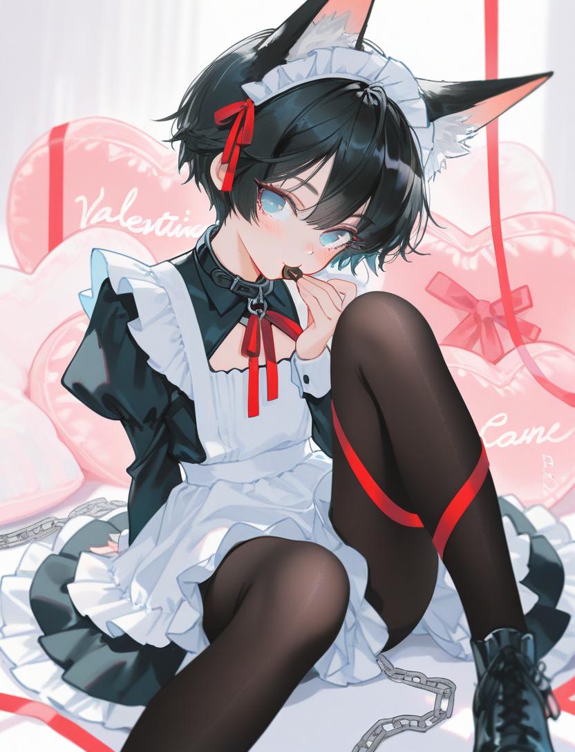 チョコもぐもぐ紗奈ちゃん | の人気AIイラスト・グラビア