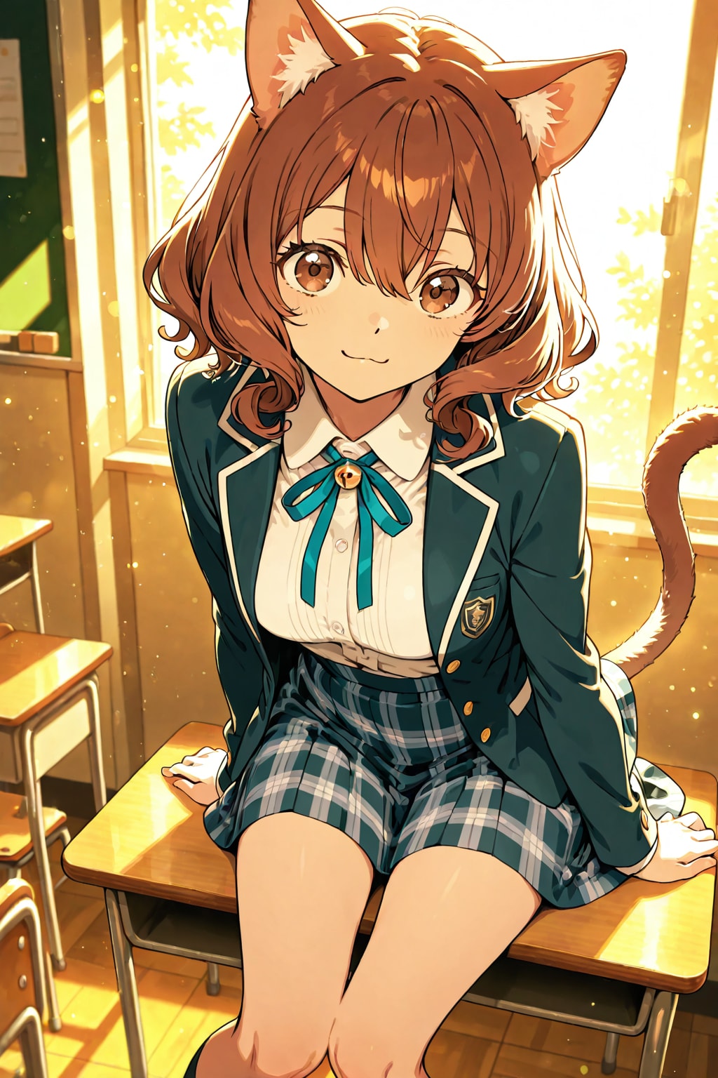 放課後のひととき🐾 | の人気AIイラスト・グラビア