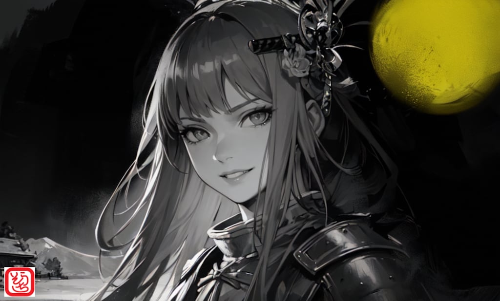 「月と戦国娘」