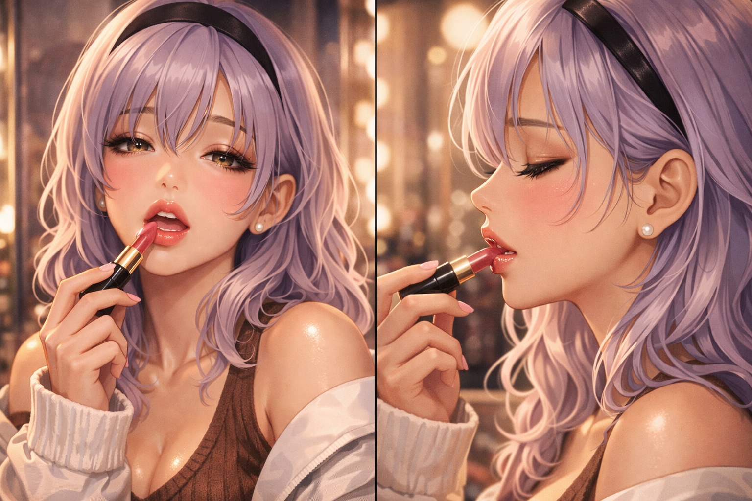 メイク女性追加　　ChatGPTさんに提案された | の人気AIイラスト・グラビア