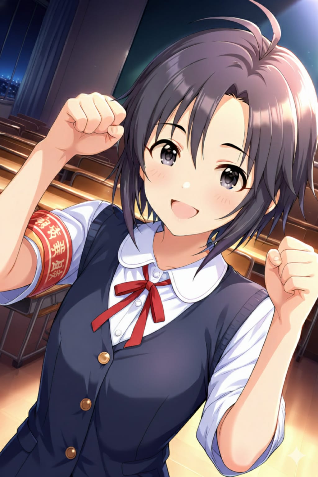 菊池真だよ、「今週の応援団は、僕に任せてね・・・みんなで頑張ろう！」