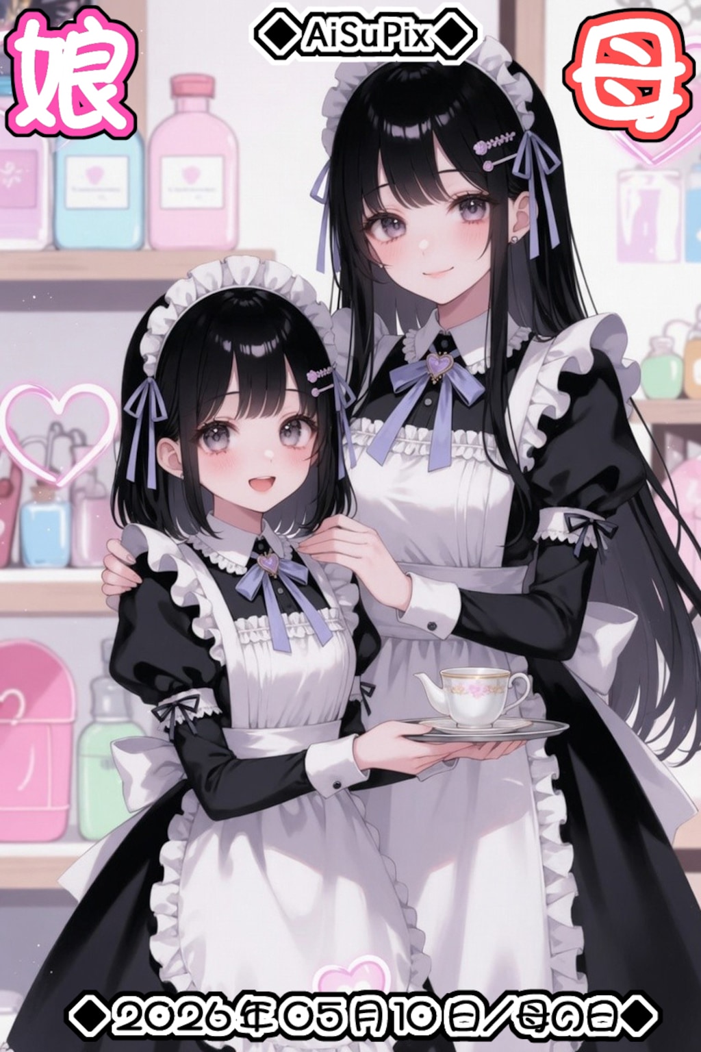 💙AiSuPix／可愛い母娘ちゃん💙