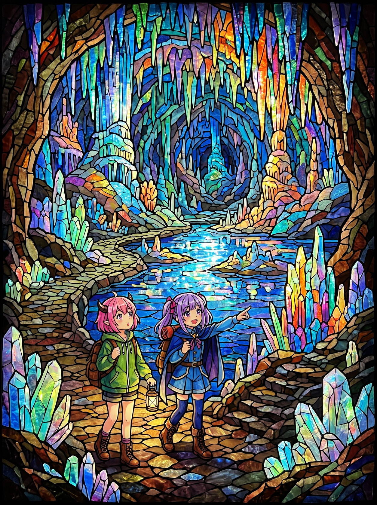 鍾乳洞探検 | の人気AIイラスト・グラビア