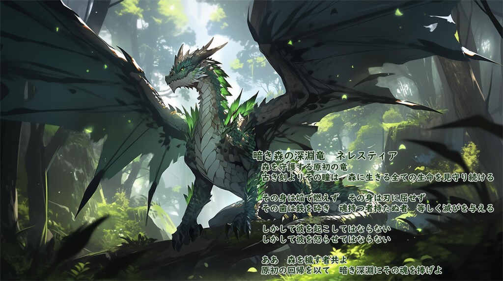 暗き森の深淵竜・ネレスティア🌈