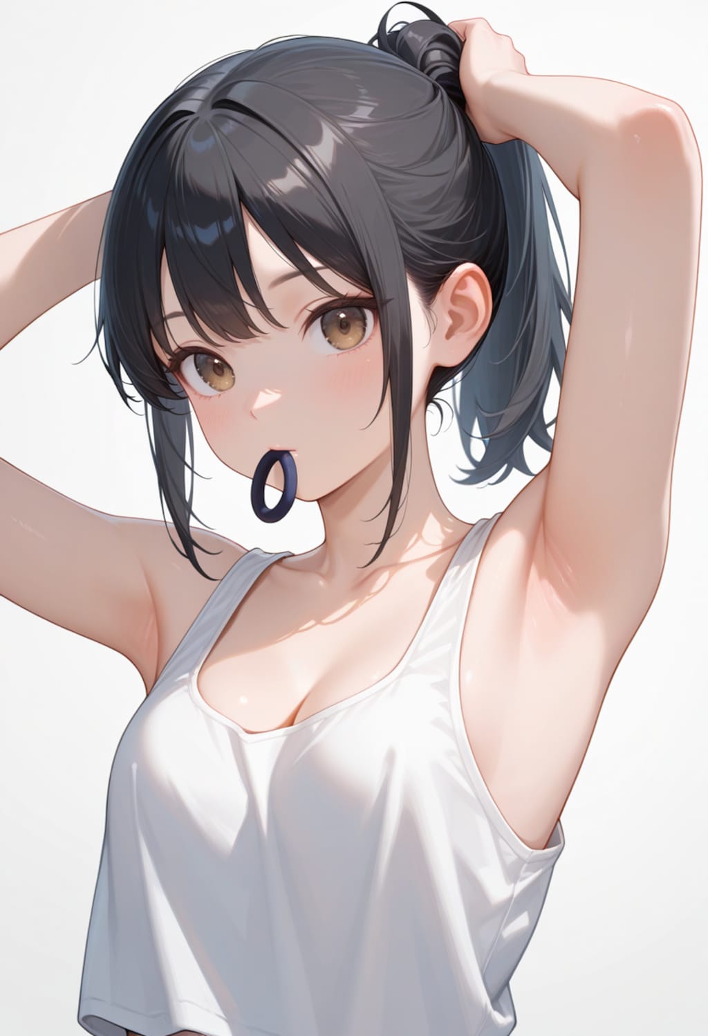 ポニテ娘の脇（３枚あるよ）