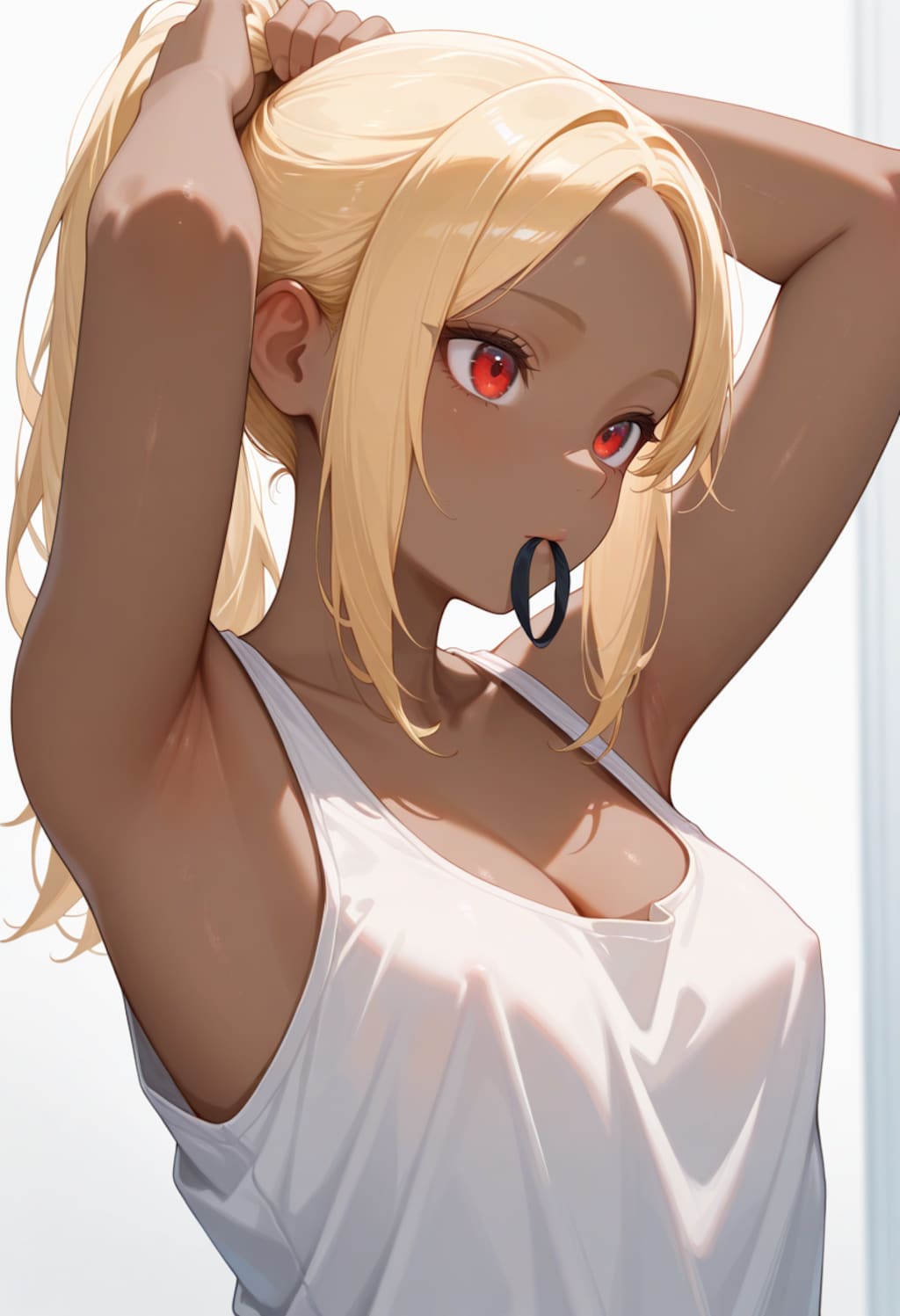 ポニテ娘の脇（３枚あるよ）