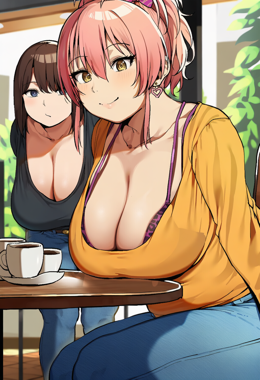 ブラ見え