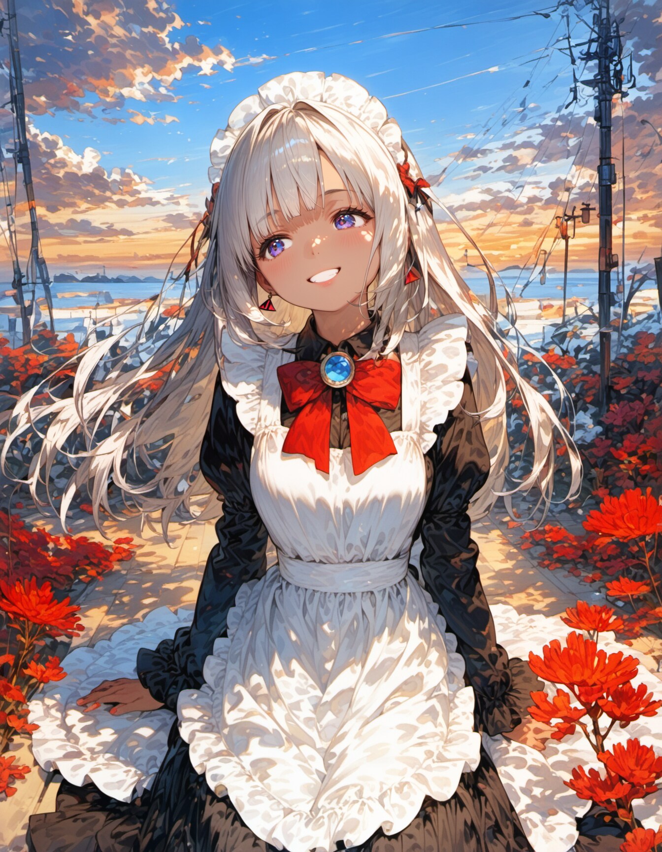 Maid on a Sunny Day | の人気AIイラスト・グラビア