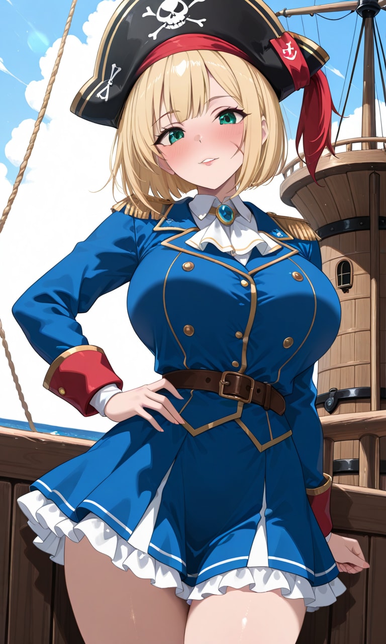 美人過ぎる船長