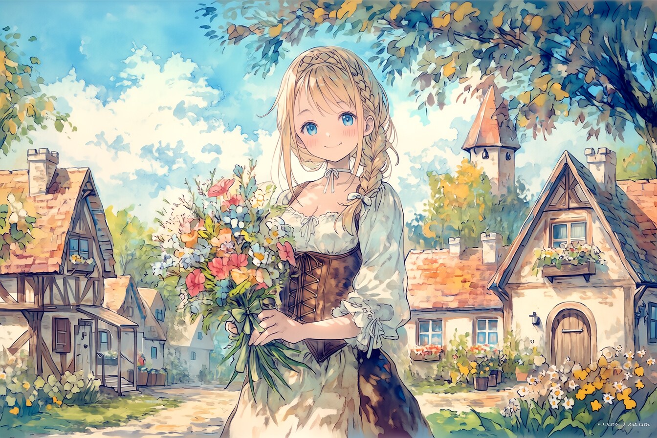 村娘136 | の人気AIイラスト・グラビア