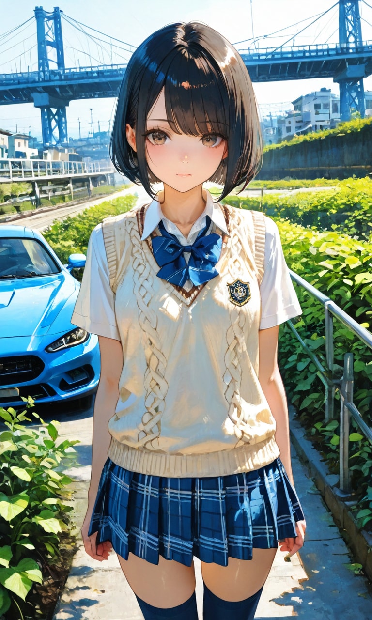 車と一緒に | の人気AIイラスト・グラビア