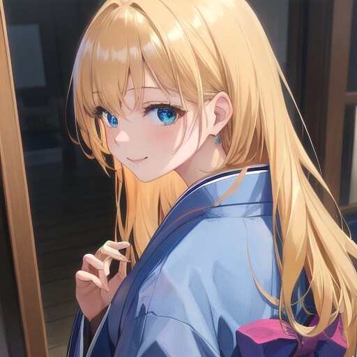 髪おろしてみた
