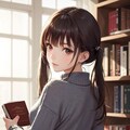 図書室でパンチラ 2枚目