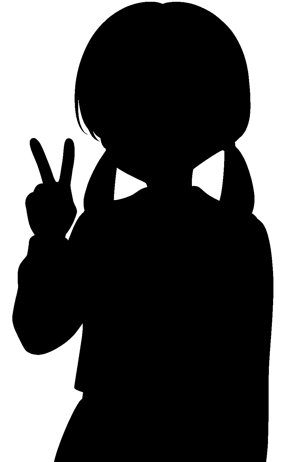 シルエットクイズ！このうちの子はだれ？