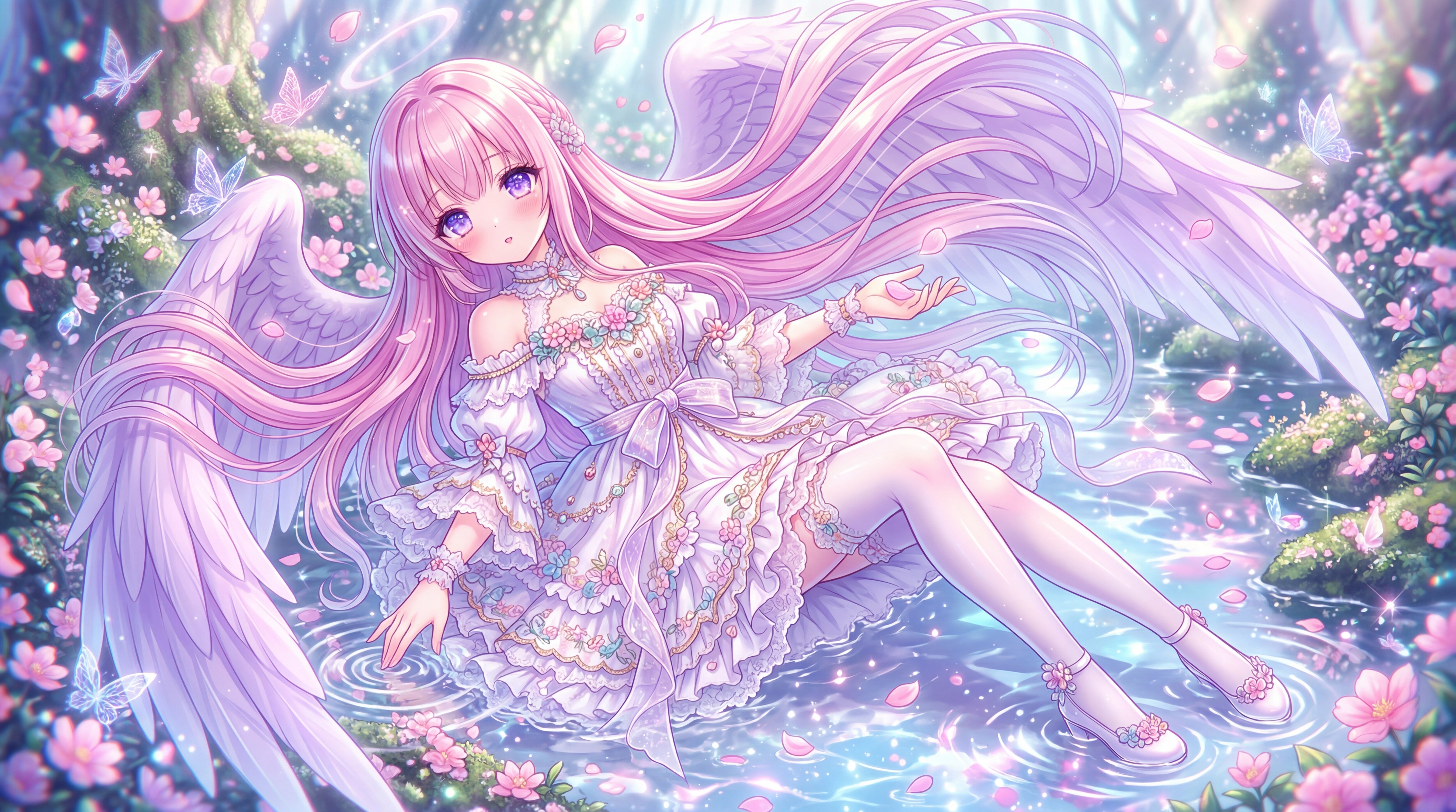 花翼の静謐なる夢 | の人気AIイラスト・グラビア
